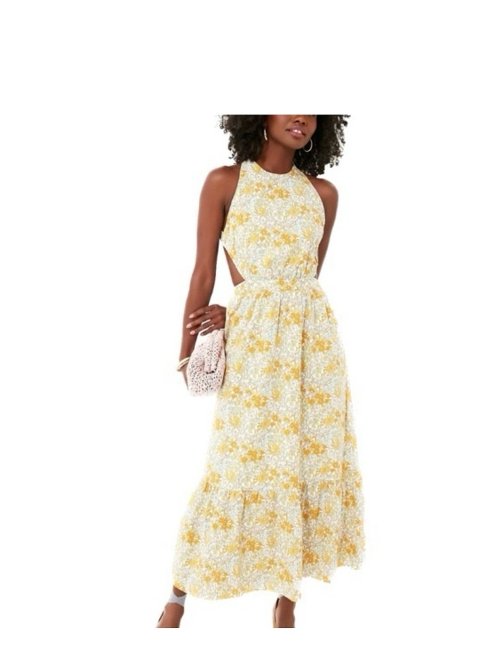Hyacinth House Open Back Midi Dress